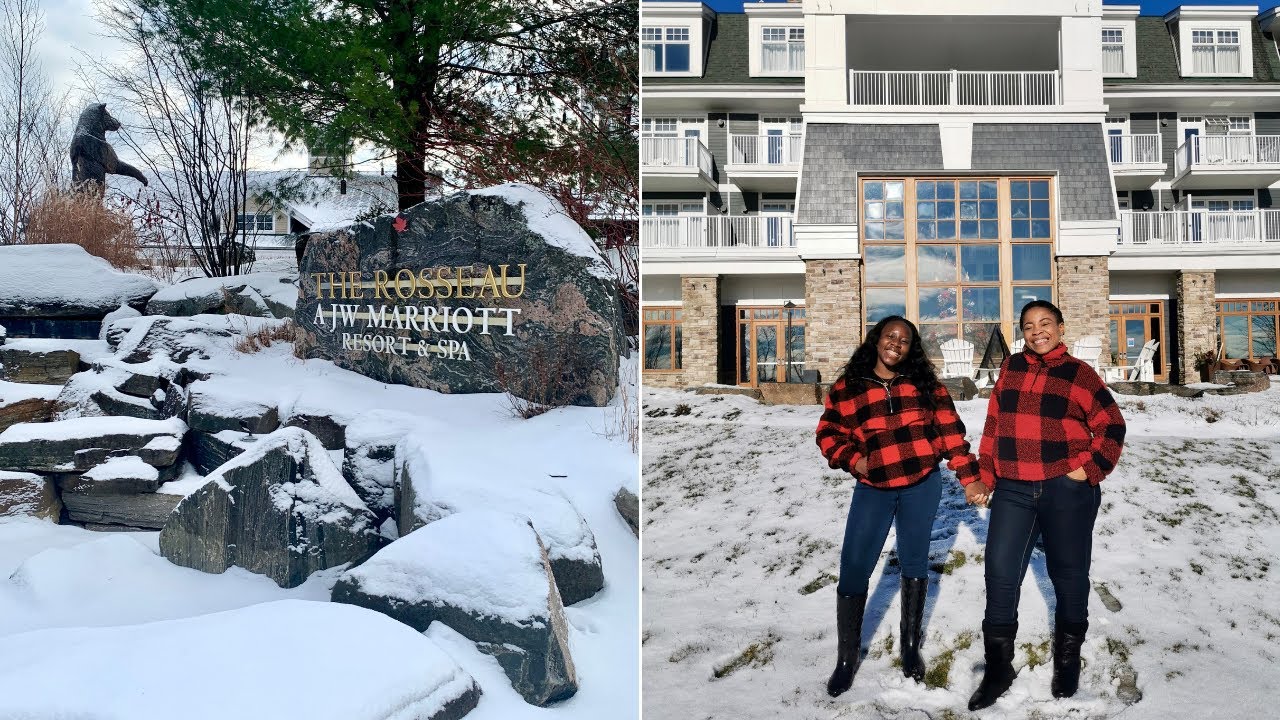JW Marriott Rosseau Muskoka Resort - Staycation at the Winter Resort | Review + Travel Vlog