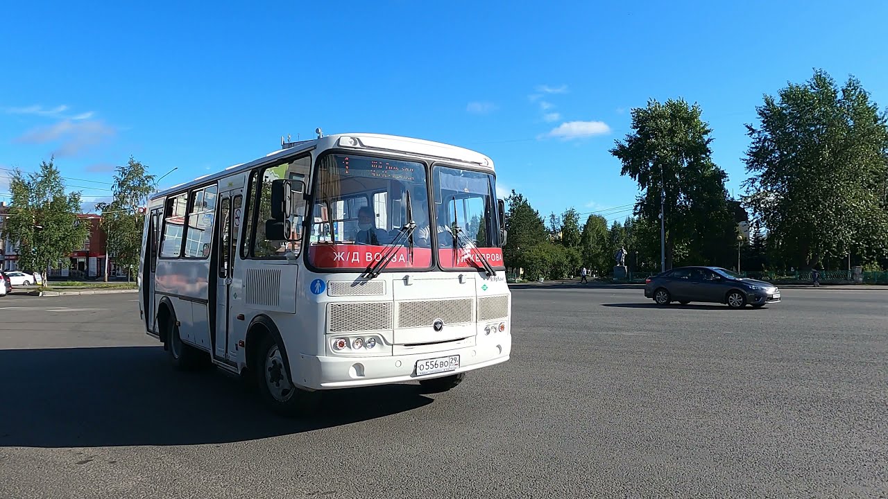 4K паз-32054  solombala bus/巴士俄羅斯