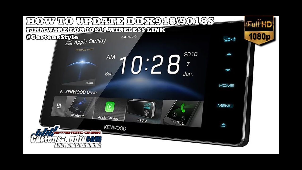 TUTORIAL Update Firmware KENWOOD DDX Seri 918WS/9018S [Cartens Audio]