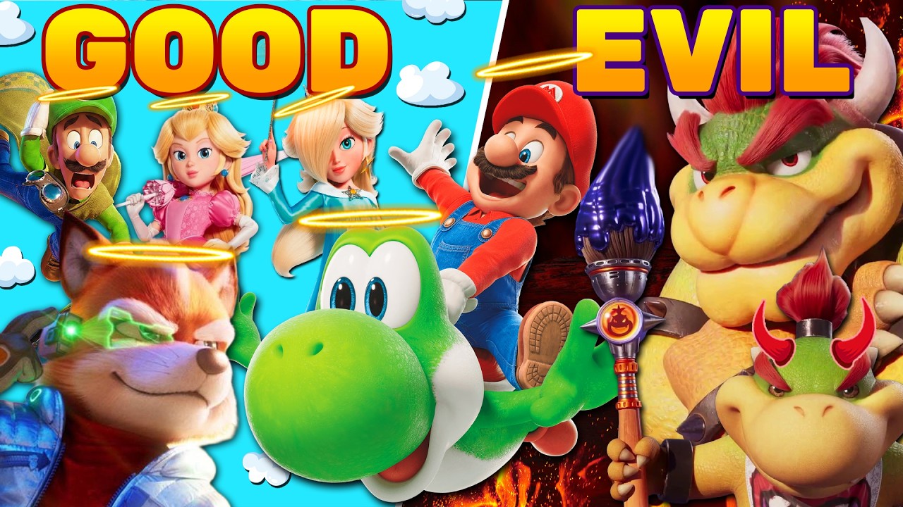 The Super Mario Galaxy Movie Characters: Good to Evil