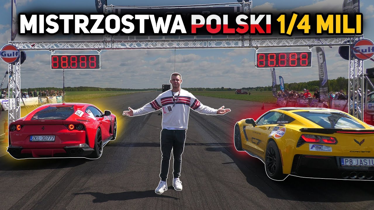 WYŚCIGI RÓWNOLEGŁE 1/4 MILI w Polsce