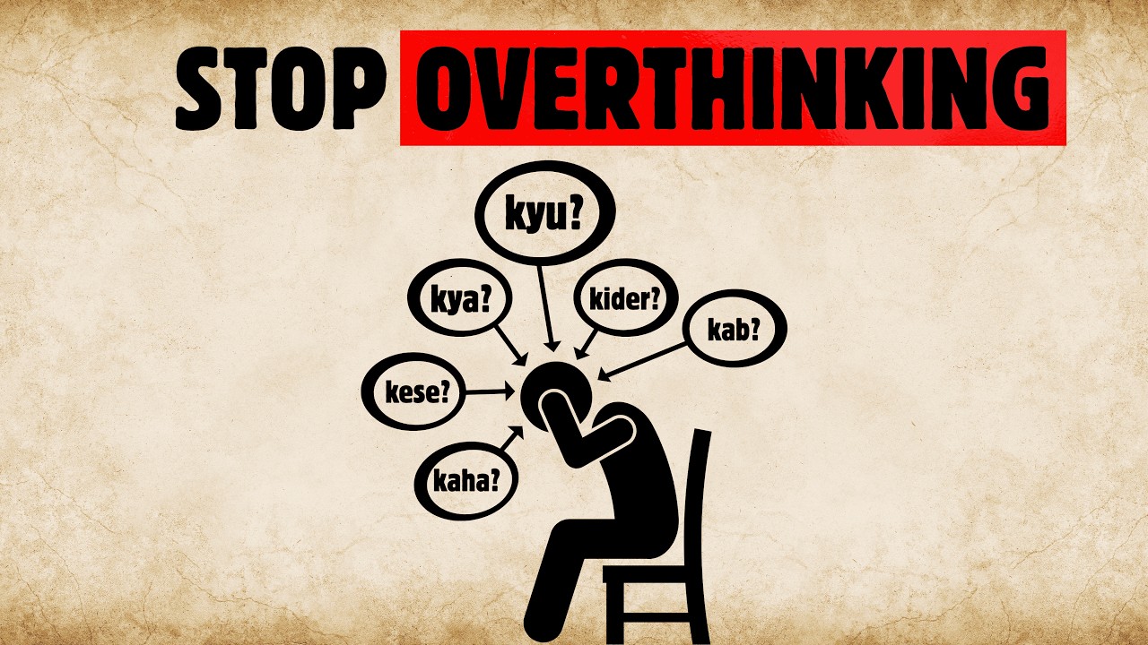 easiest ways to quit overthinking || how to quit overthinking