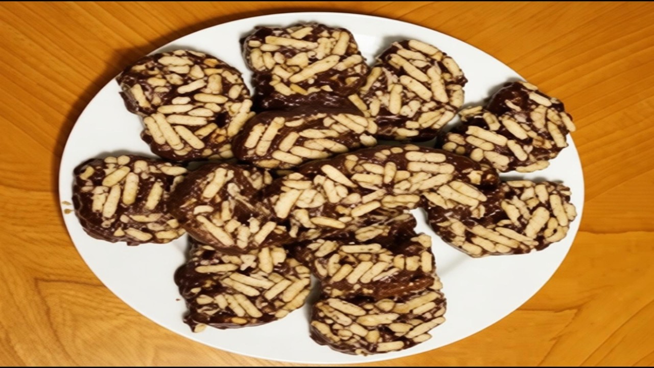 بـ 3 مكونات! أسرع حلى جناش شوكولا 🍫 | 5-Min Choco Ganache | Biscuits au Chocolat