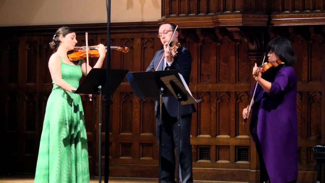 Kodaly: Serenade for Two Violins and Viola, Mvt I - ChamberFest Cleveland (2014)