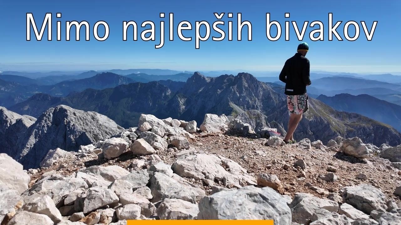 Skuta iz Konca | bivak pod Skuto | bivak pod Grintavcem | Gamsov skret | Žmavcarje