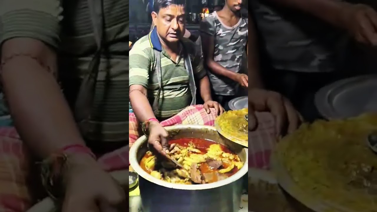 Kolkata Street Food Special Bakre Ka Kapura Full Plate Only ₹40 😋 #shorts #trending #food