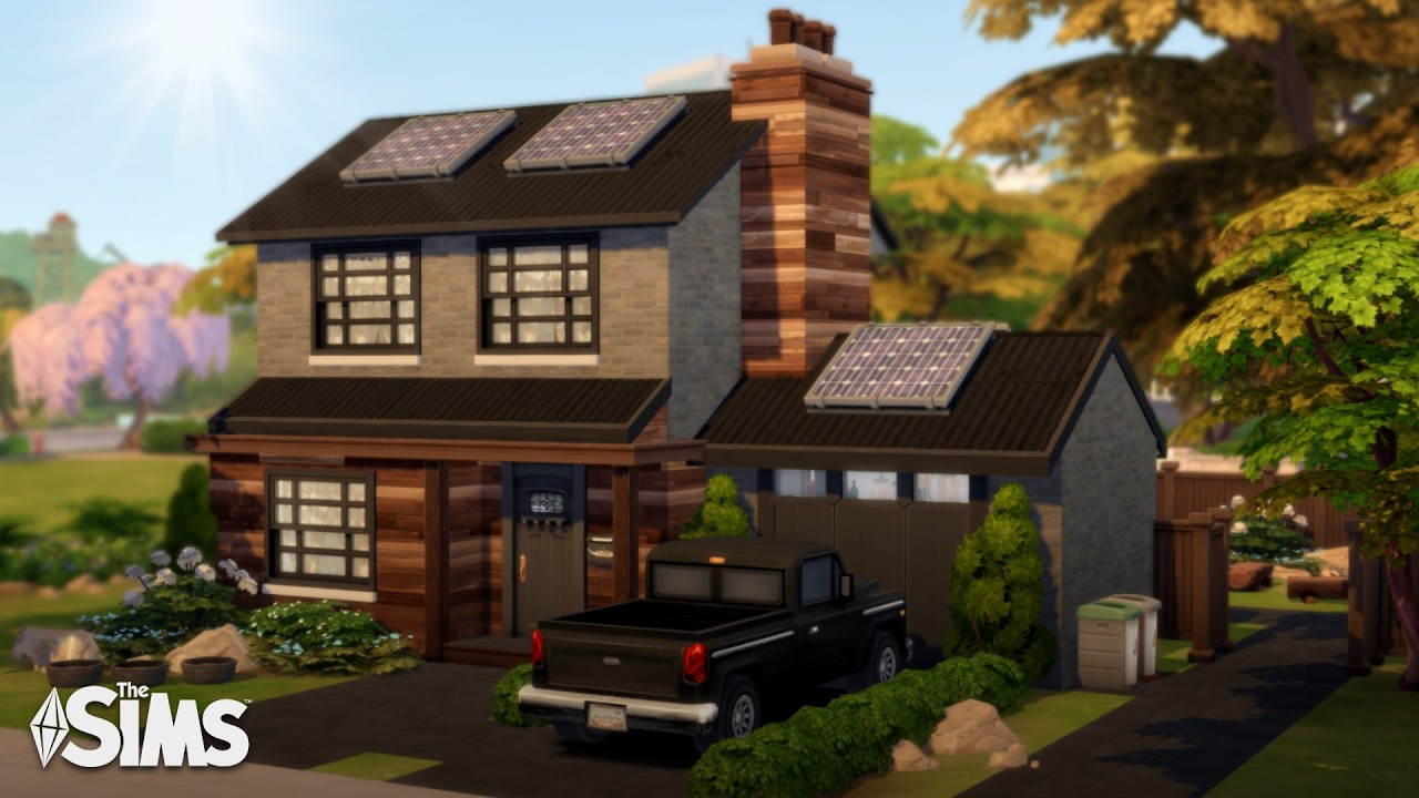 Cozy Artist&rsquo;s Suburban 🎨 || Ambient Lo-fi Music || The Sims 4: Speed Build