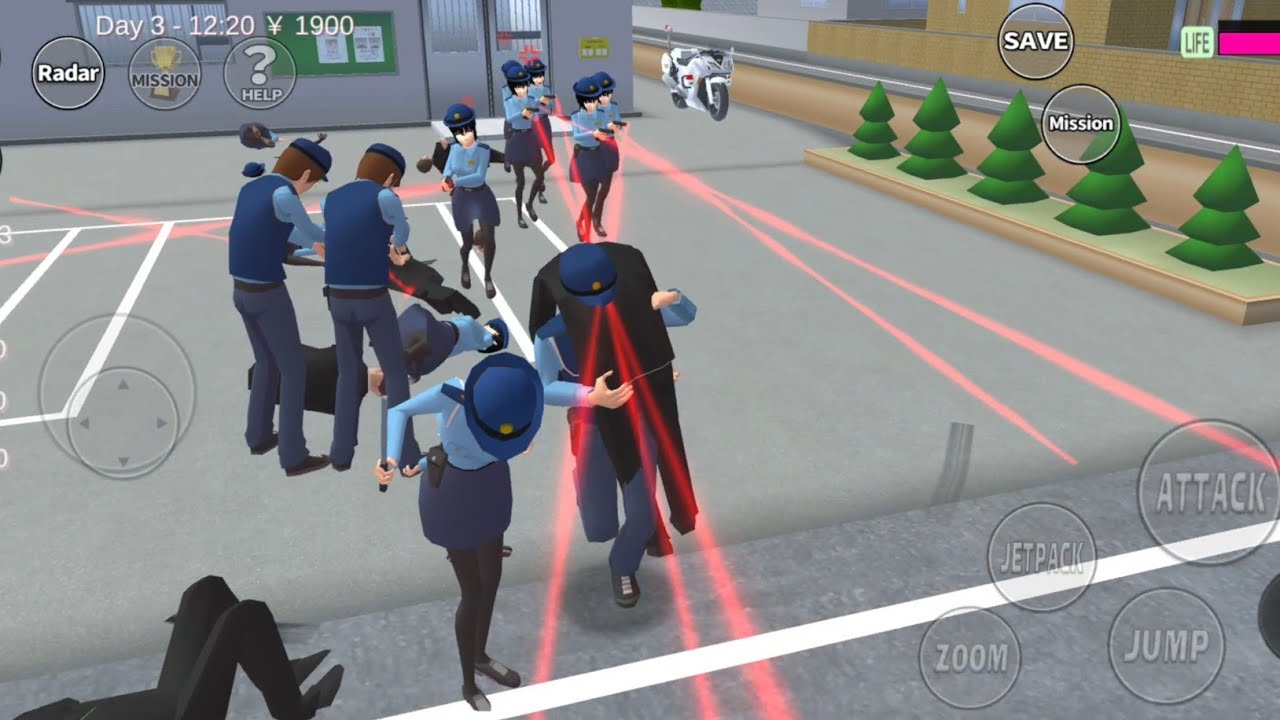 Taiga marah | Sakura school simulator 