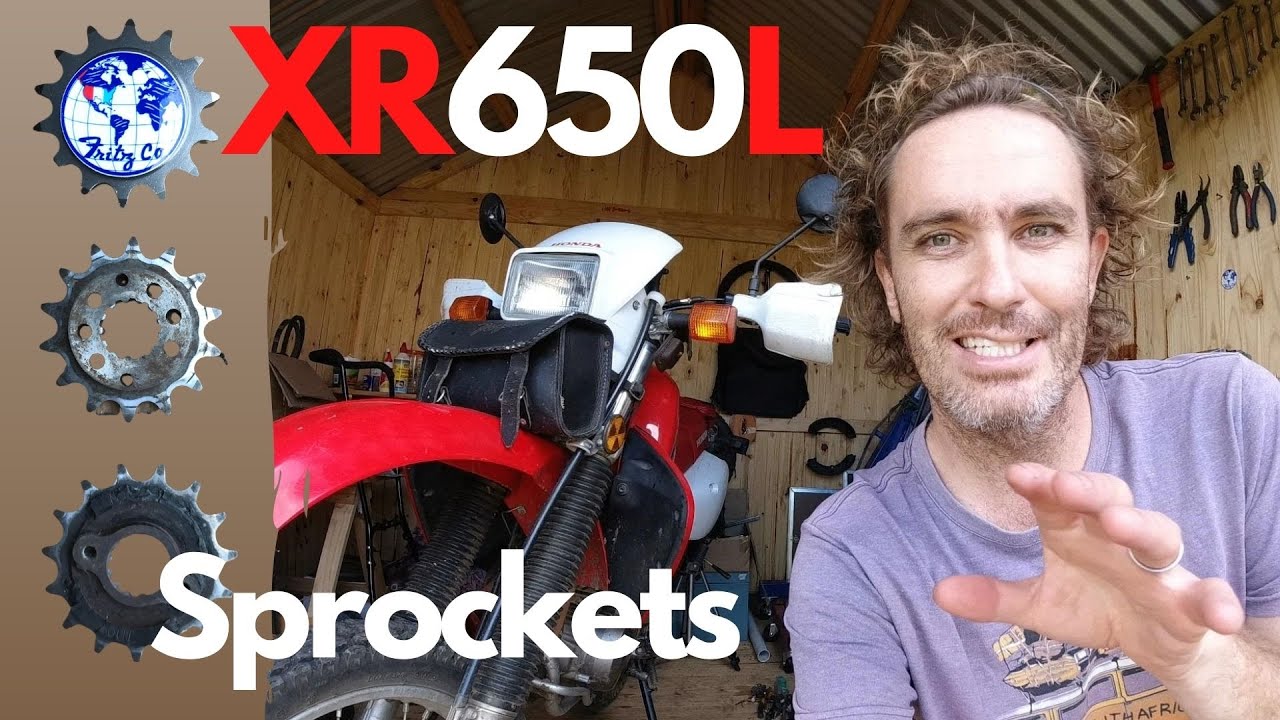 Honda XR650L Counter Shaft Sprockets: OEM vs XRR vs FritzCo