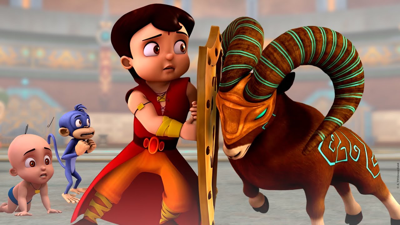 Super Bheem - Ram Horns Attack | Cartoons for Kids in Hindi | Adventure Videos