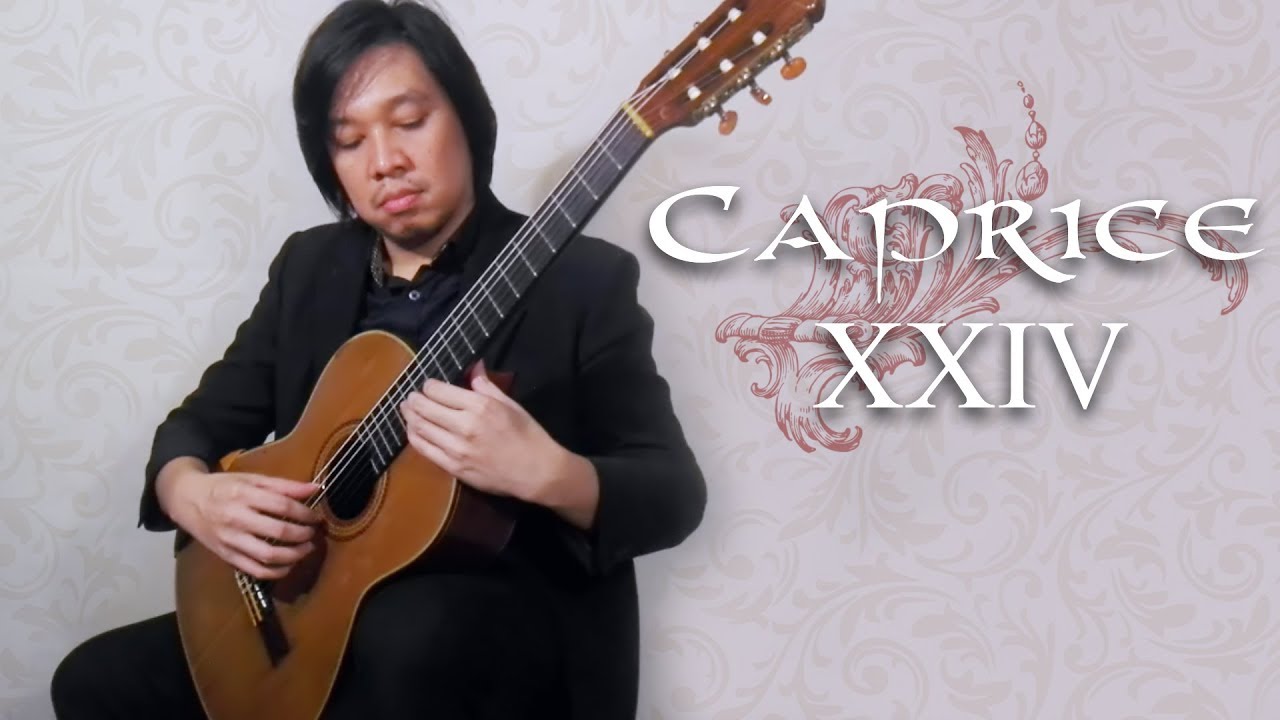 NICCOLO PAGANINI - Caprice No 24 - Solo Guitar - Paul Adrian Moldez