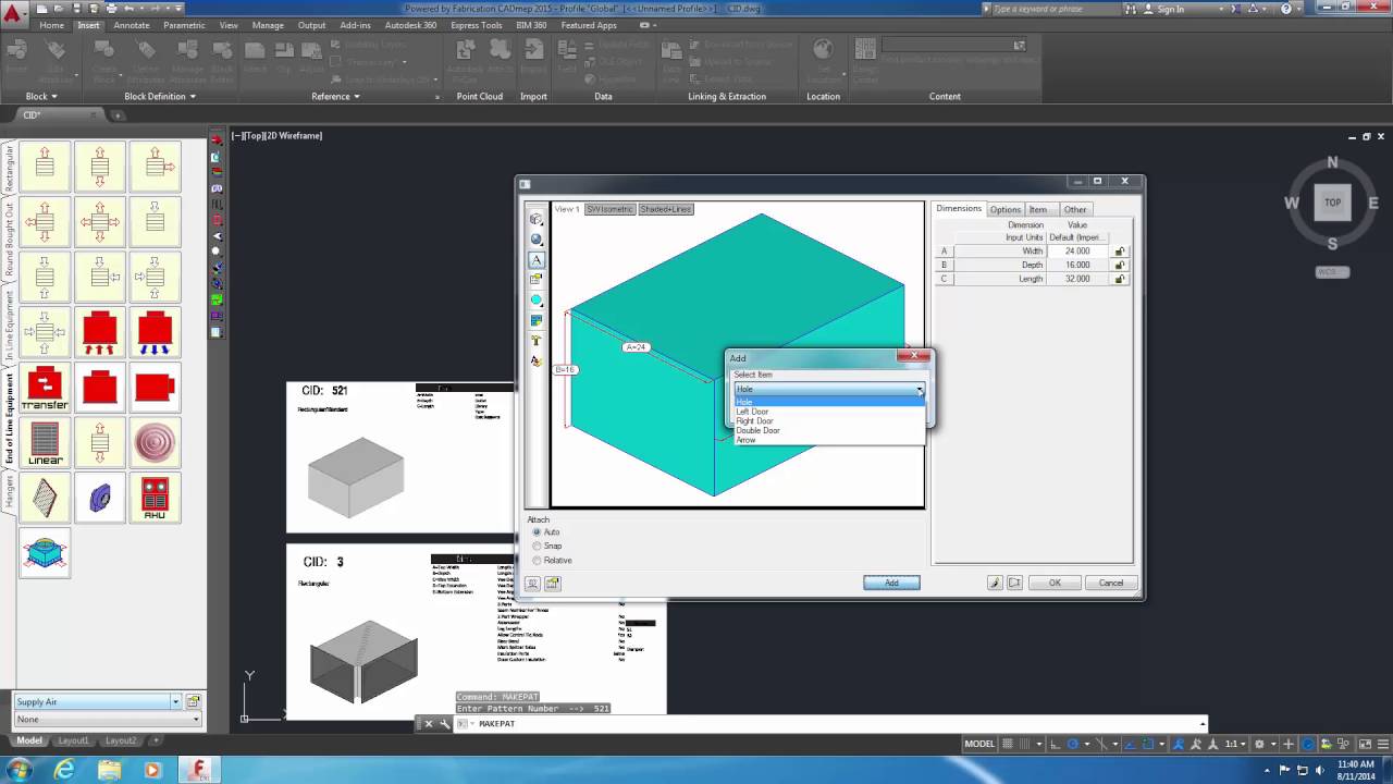 Advanced MEP Fabrication Series, Part 7: Item Creation in Fabrication CADmep