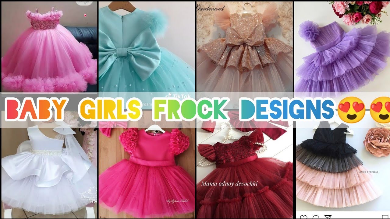 50+ baby girl frock designing ideas😍😍|| partywear baby girl frocks👗👗