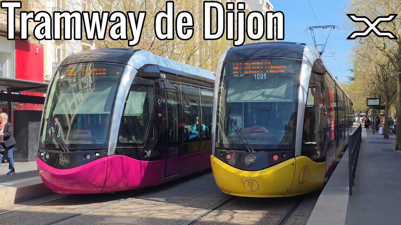 Tramway de Dijon | Alstom Citadis | Bourgogne-Franche-Comté | France