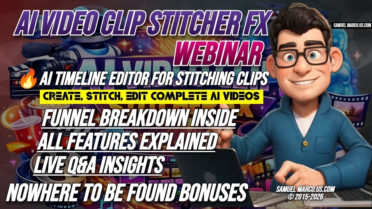 Ai Video Clip Stitcher Fx Webinar Bundle 🔴 Ai Video Clip Stitcher Fx Review Ai Video Stitcher Fx