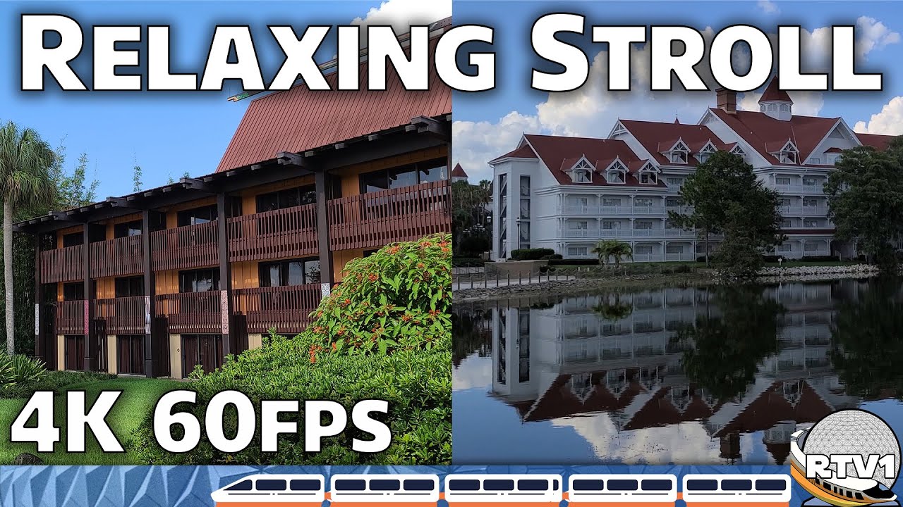 Relaxing Stroll - An EMPTY Polynesian Resort to Grand Floridian Resort - Walt Disney World