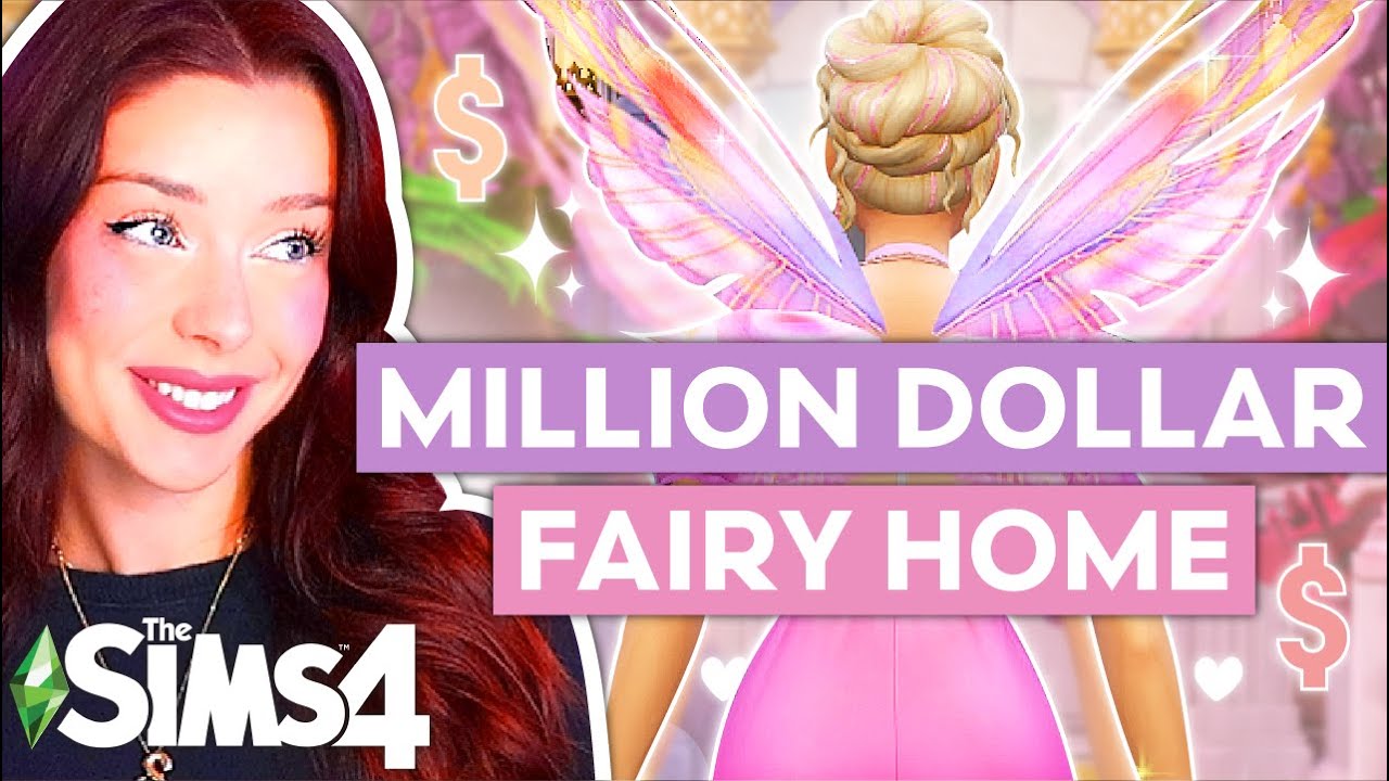 Furnishing a MILLION DOLLAR Fairy Home in The Sims 4