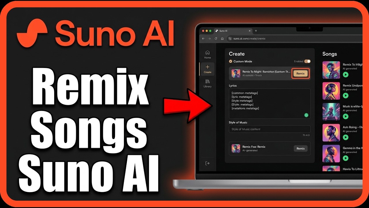 How to Remix a Song in Suno AI: Step by Step Guide