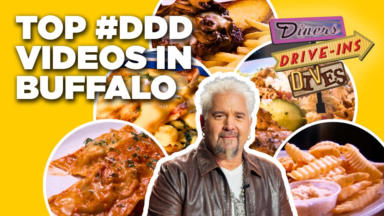 Top #DDD Videos in Buffalo, New York with Guy Fieri | Diners, Drive-Ins, and Dives | Food Network