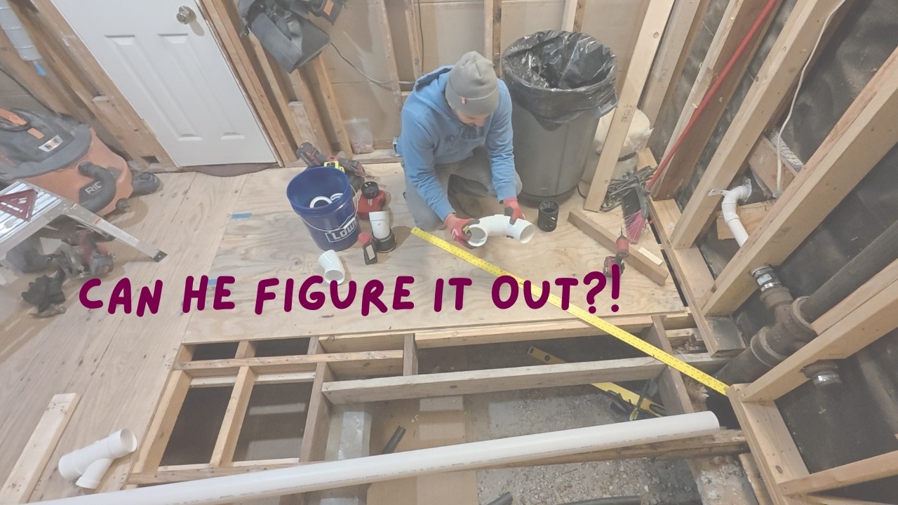 THE PLUMBING PUZZLE Primary Bathroom Renovation Episode 12