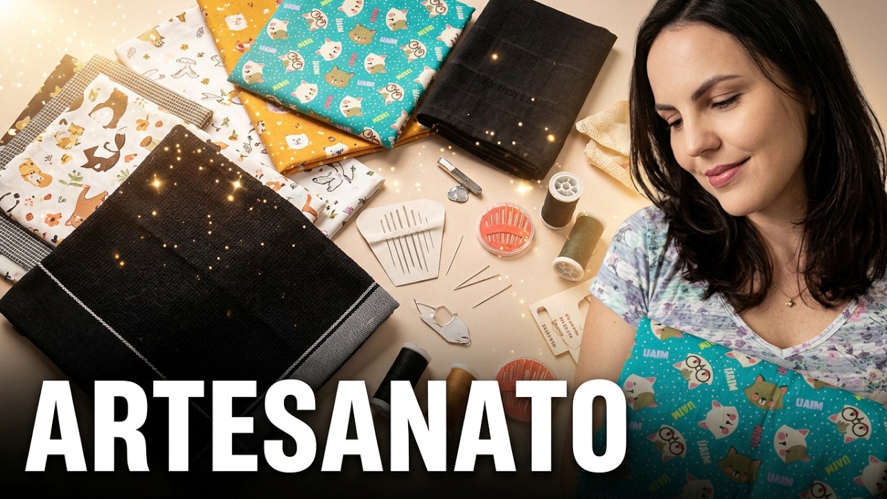 Comprinhas materiais para artesanato