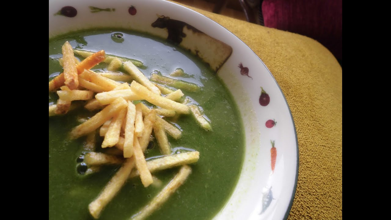 Crema de espinacas paso a paso