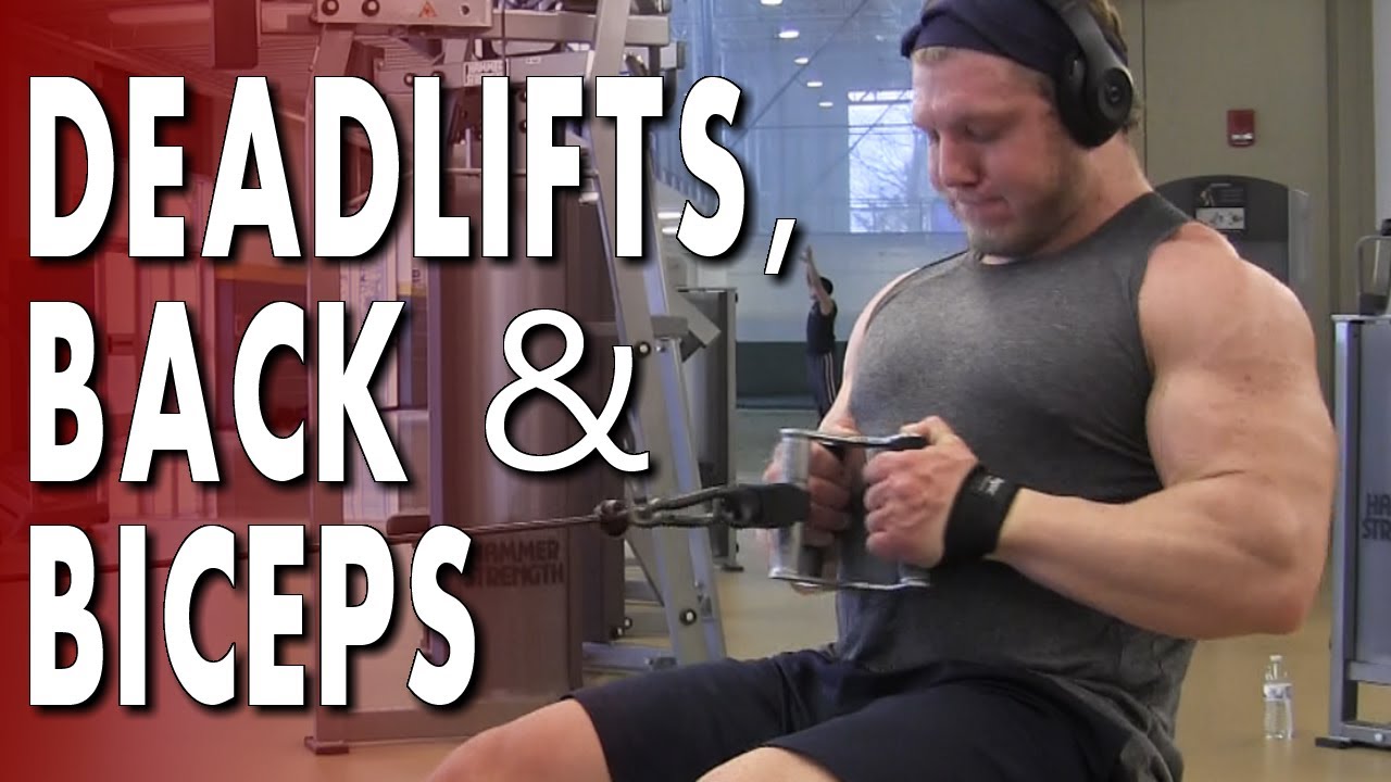 POWER HOUR WORKOUT ► Volume Deadlifts, Back, & Biceps