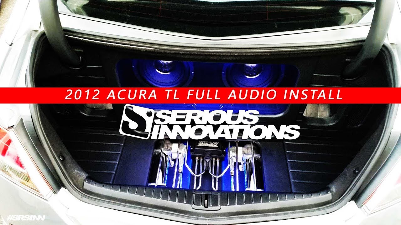 2012 Acura TL Full Audio installation and trunk setup
