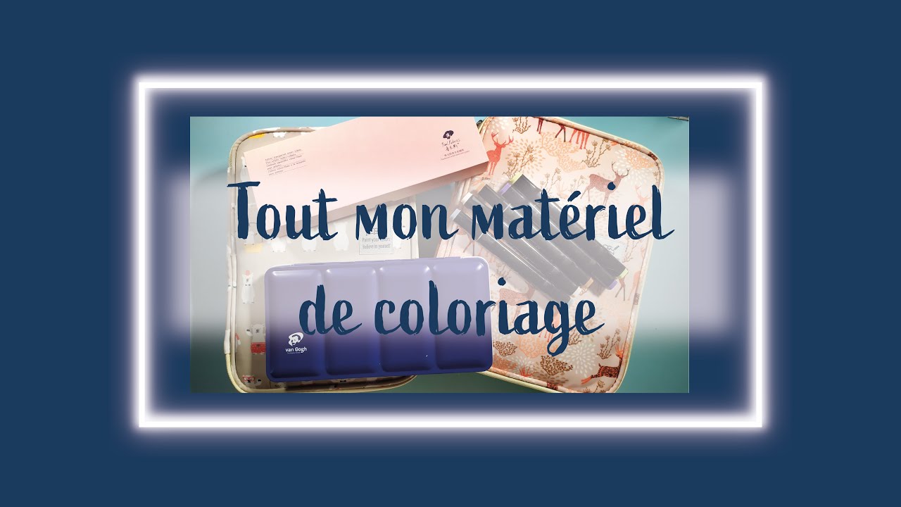 🎨🖌️Tout mon matériel de coloriage (2022) 🖌️🎨