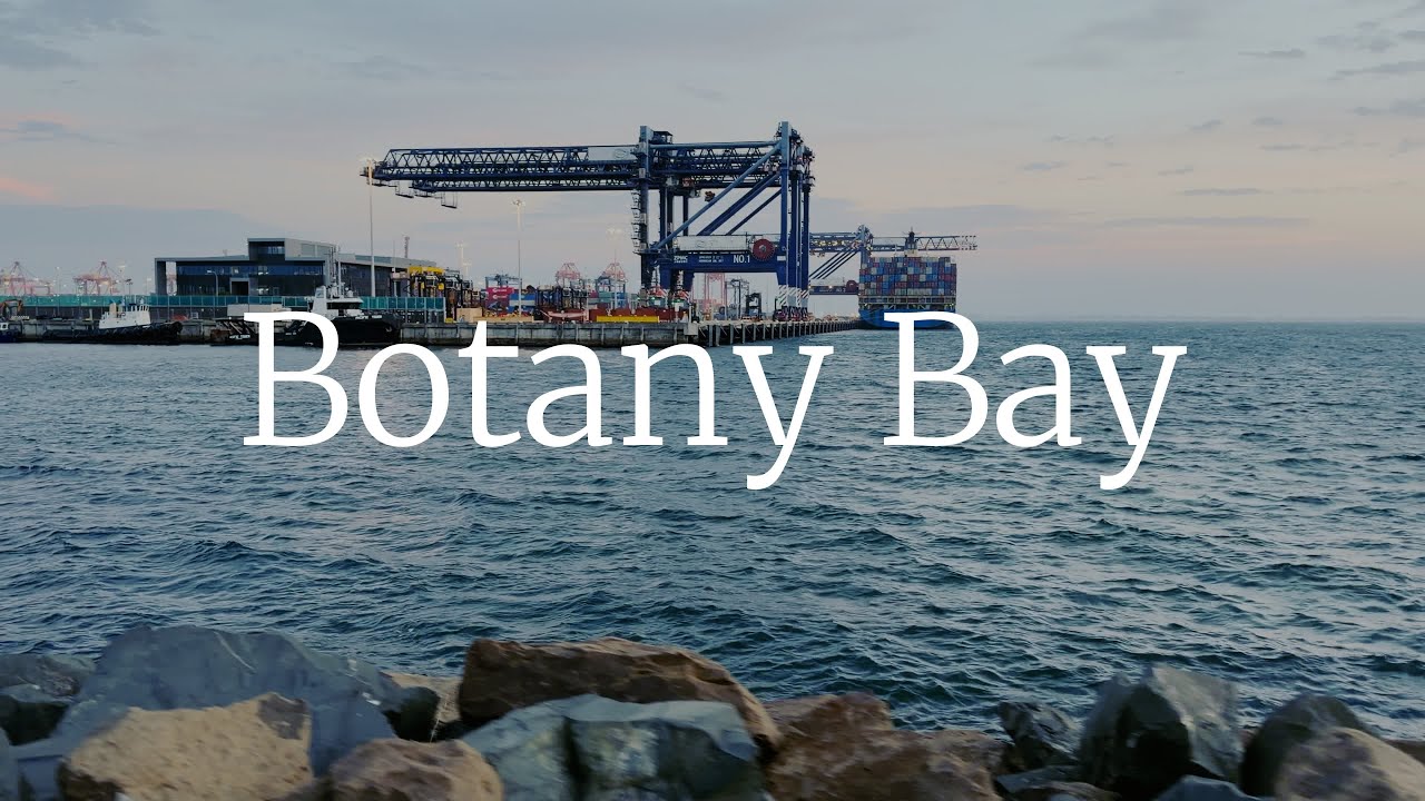 [4K] Sydney Botany Bay Jetty Walk | Ships, Planes, Port Views & Sunset | Ambient Sounds