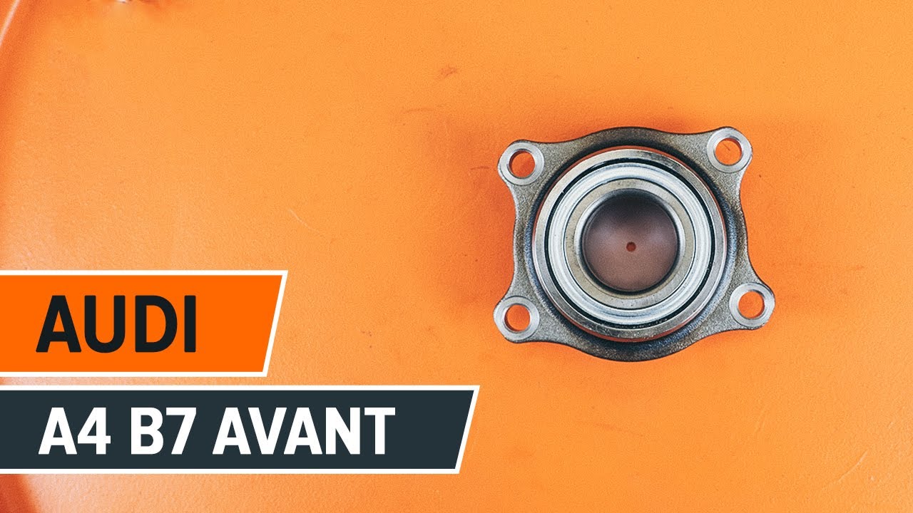 How to change Front wheel bearing on AUDI A4 B7 AVANT TUTORIAL | AUTODOC