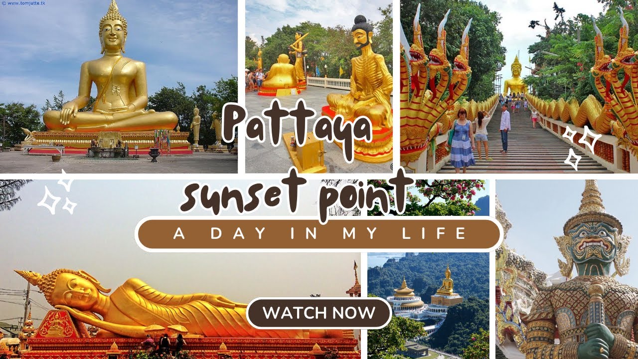 Sunset at Pattaya Viewpoint | Fun Ride & Rohit Got Challaned!