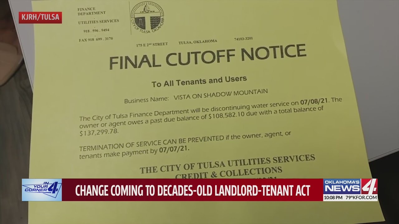 Change coming to decades-old Landlord Tenant Act