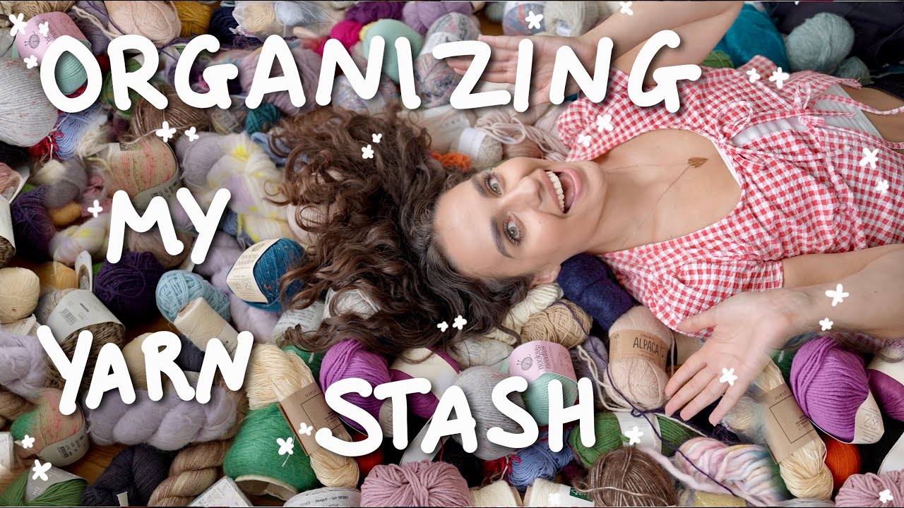 Let's organise my yarn stash + chat | are knitting podcasts in decline? + going on a yarn buying ban