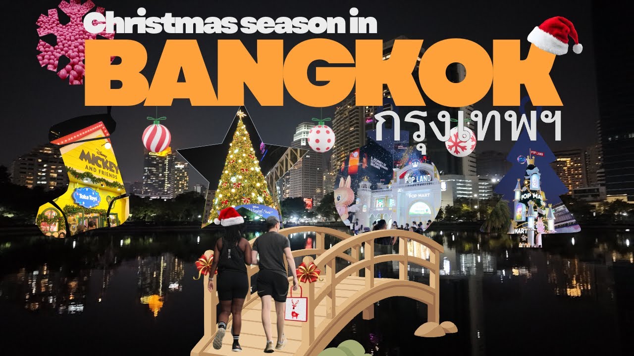 A day in Bangkok during the Christmas season