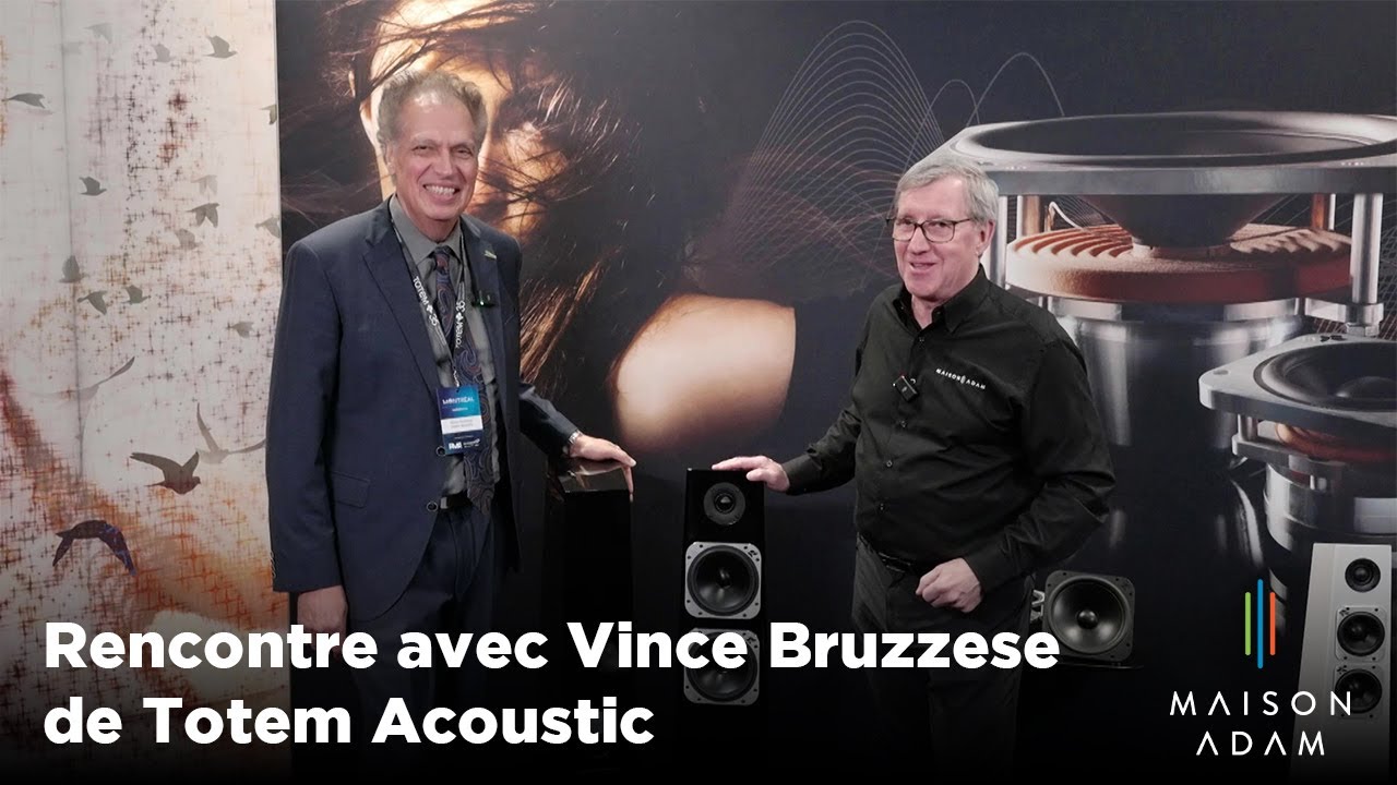 José Adam rencontre Vince Bruzzese de Totem Acoustic | Audiofest 2025