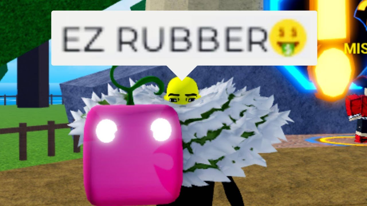 RUBBER USER ZERANDO BLOX FRUITS!🍈: O FILME | ROBLOX