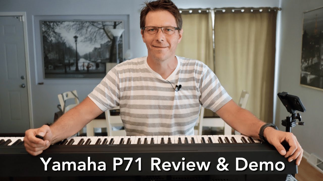 Обзор и демонстрация цифрового пианино Yamaha P71 (также известного как P45)