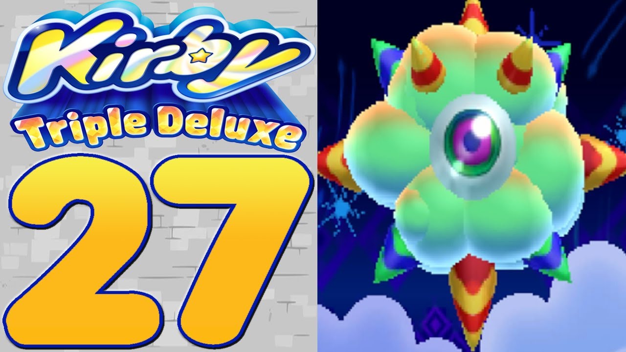 Kirby Triple Deluxe [Part 27] Mean Green Kracko DX!