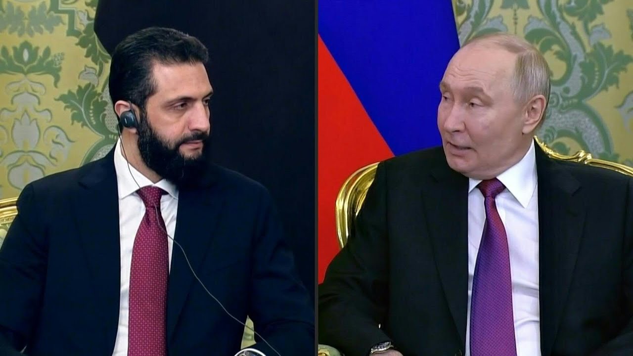 Putin e presidente sírio trocam elogios em reunião sobre bases militares russas | AFP