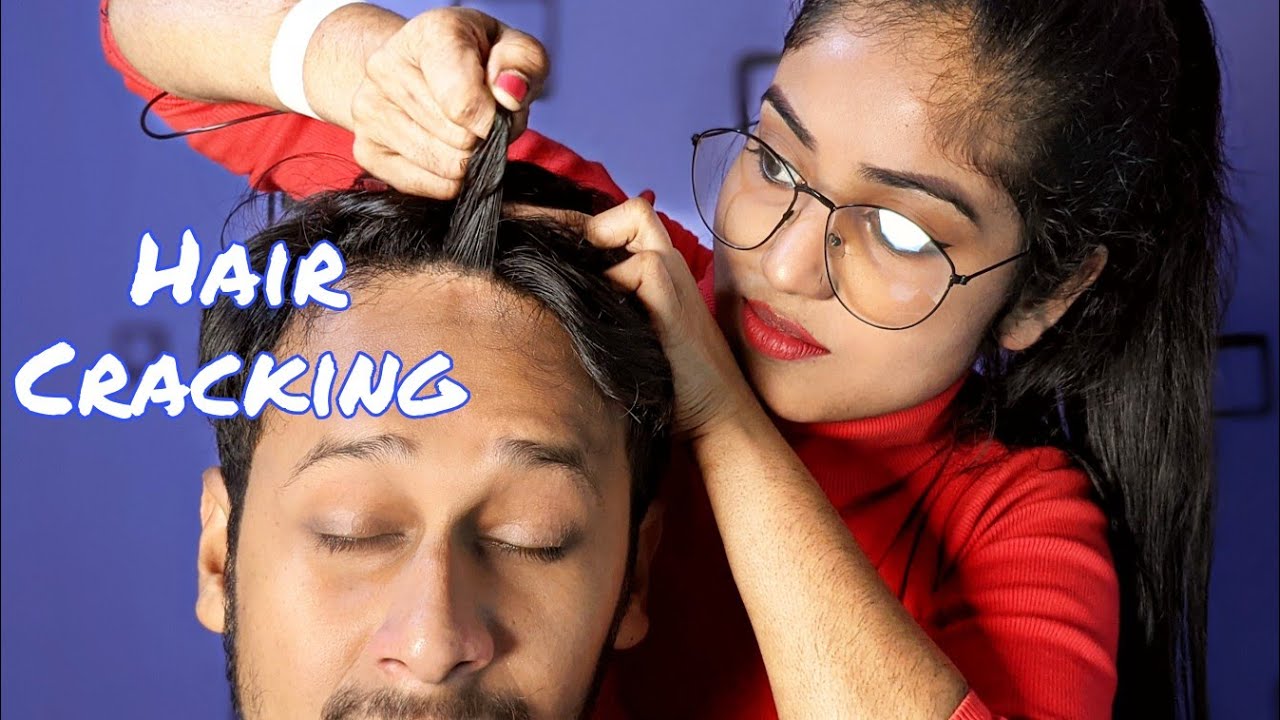 Hair Cracking Again On Me | Neck Cracking | Head Massage | Female To Male Head Massage | ASMR