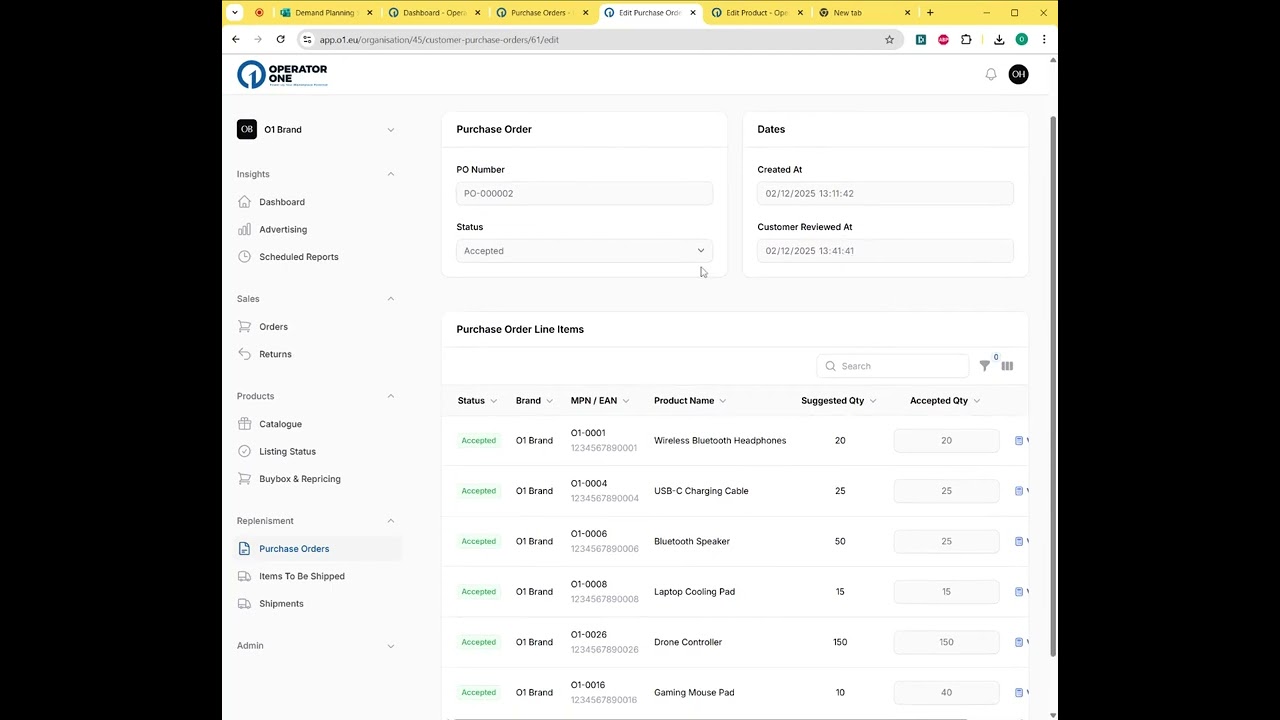 Introducing Replenishment in the O1 Suite &ndash; Full Walkthrough & New Automated Stock Flow