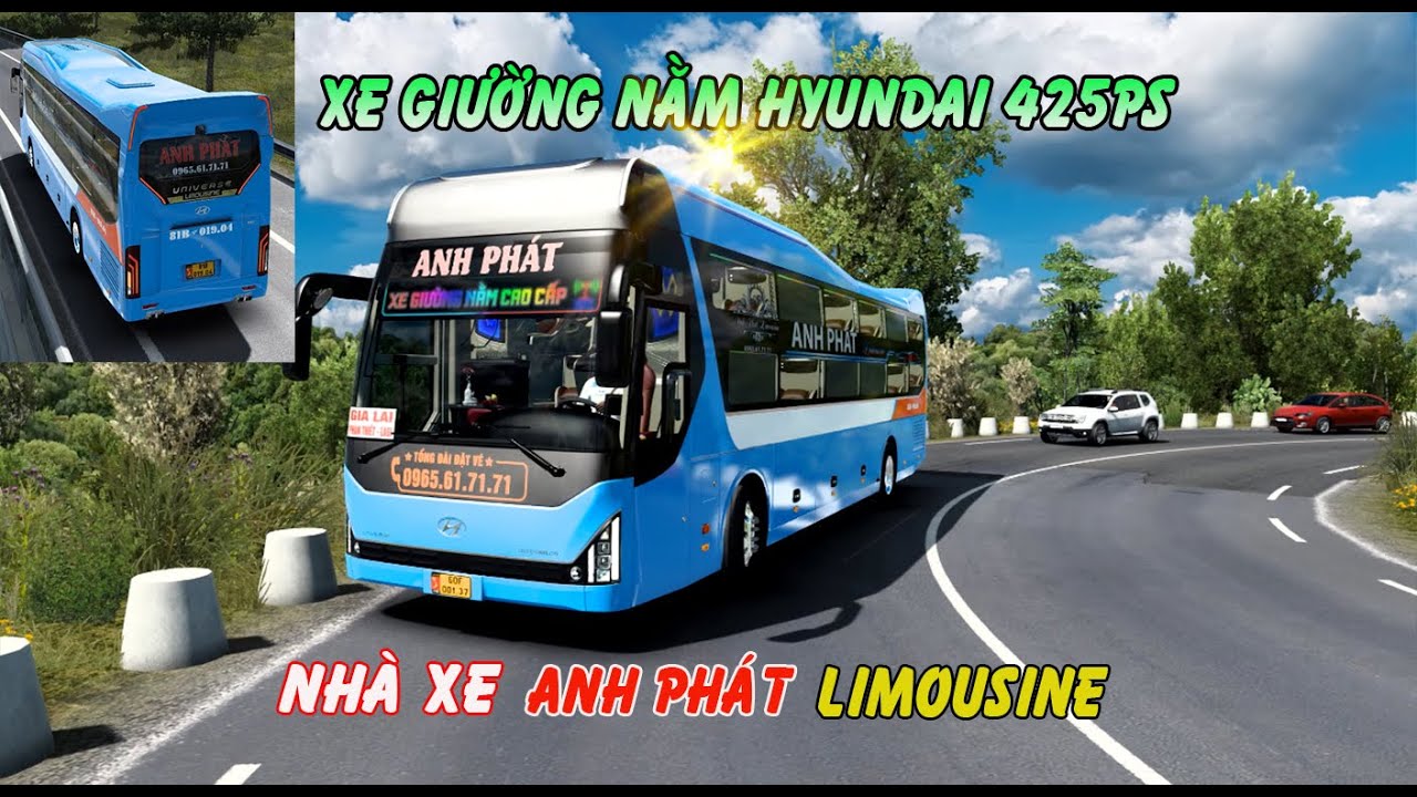 ETS 2 | Путешествие на спальном автобусе Anh Phat | Эпизод 1