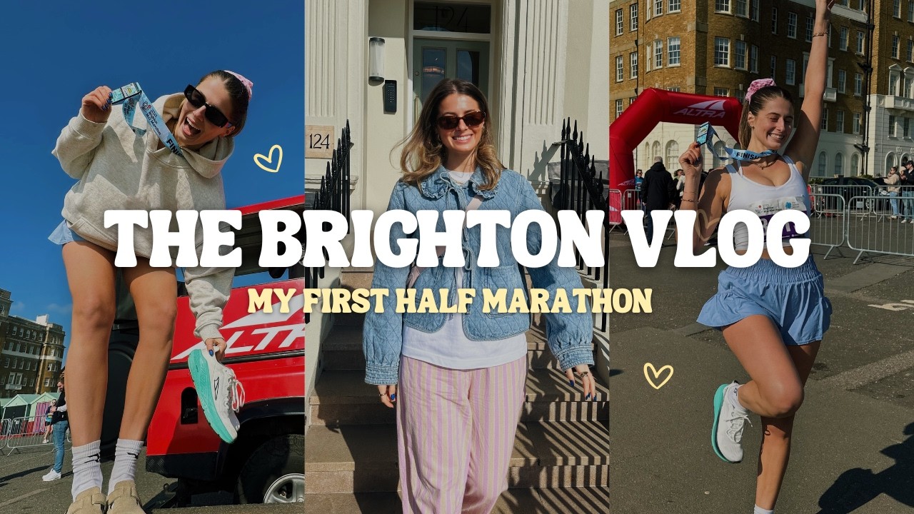 I RAN MY FIRST HALF MARATHON!!! | Brighton Race Weekend Vlog xxx