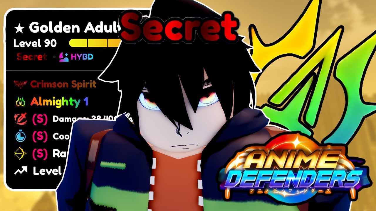 I Obtained The *BEST* Secret  In The Game Golden Boy (Gon Freecss) In Anime Defenders