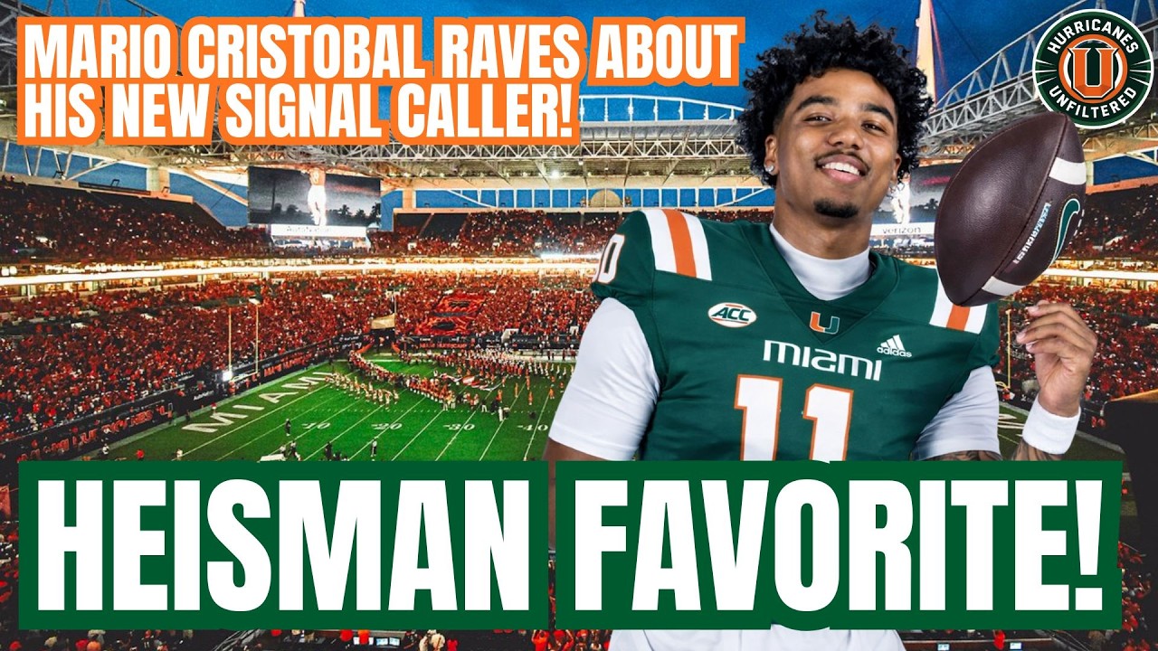 Miami QB Darian Mensah is a HEISMAN FAVORITE as Mario Cristobal RAVES About His NEW STAR QB!