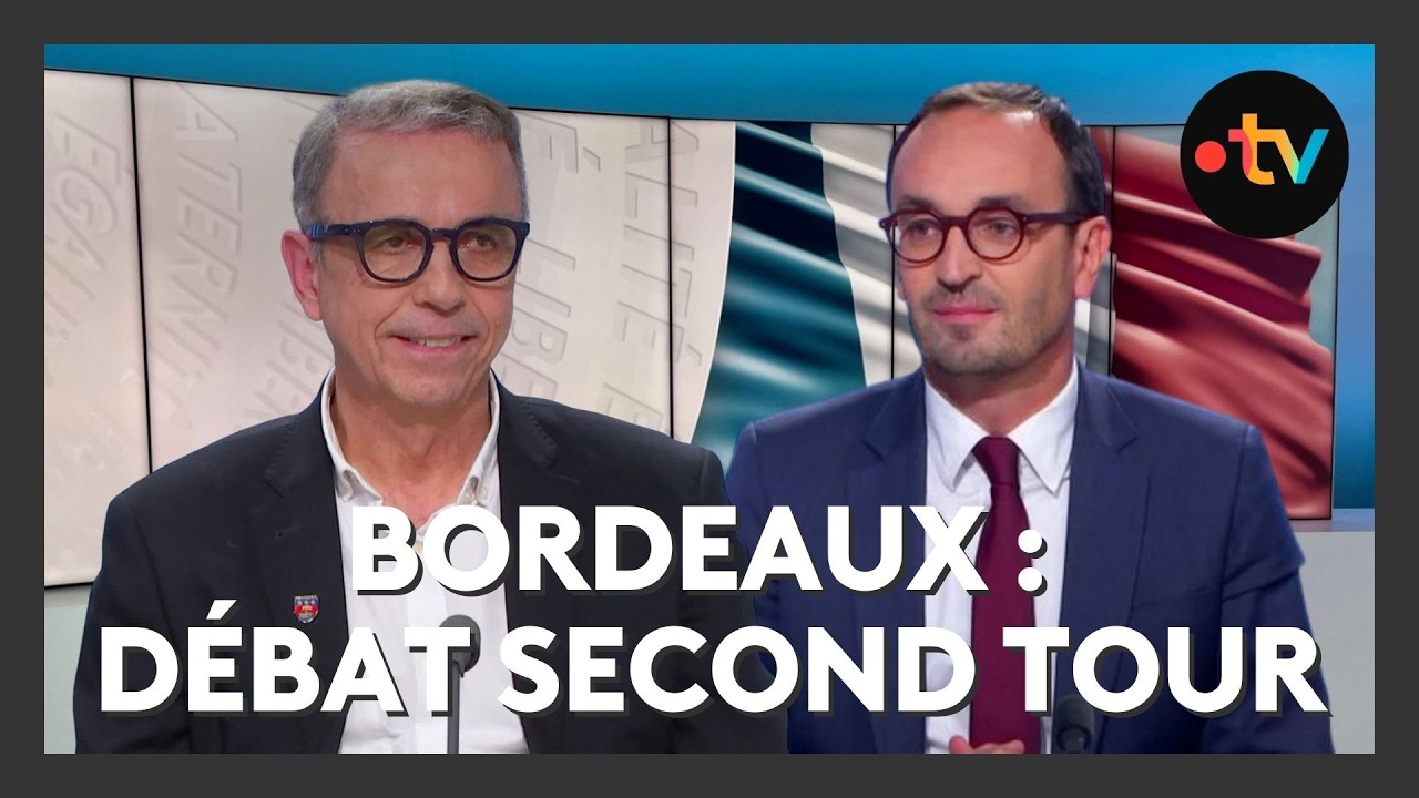 Duel à Bordeaux : le débat du 2nd avec le maire sortant Pierre Hurmic et Thomas Cazenave