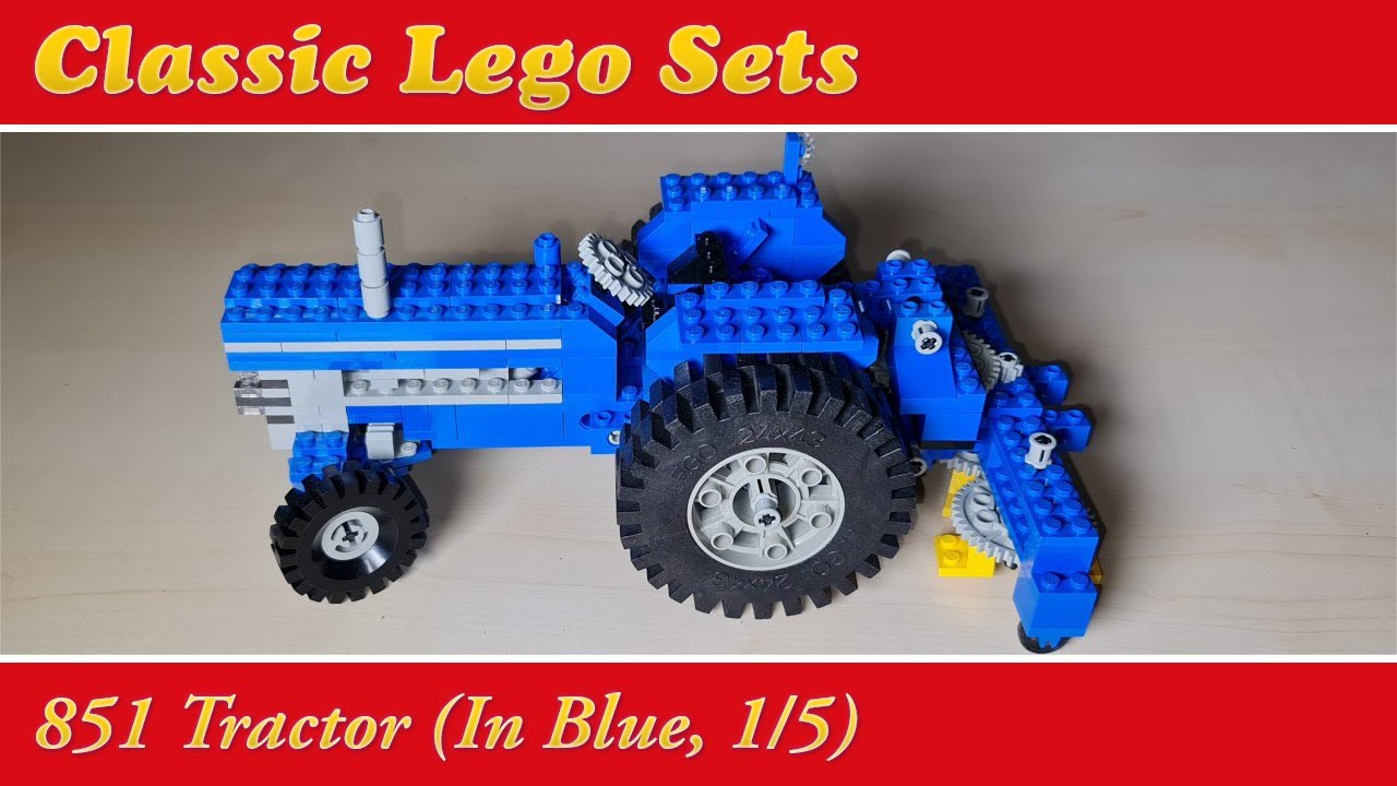 Classic Lego Sets - 851 Technic Tractor (Pt.1/5)