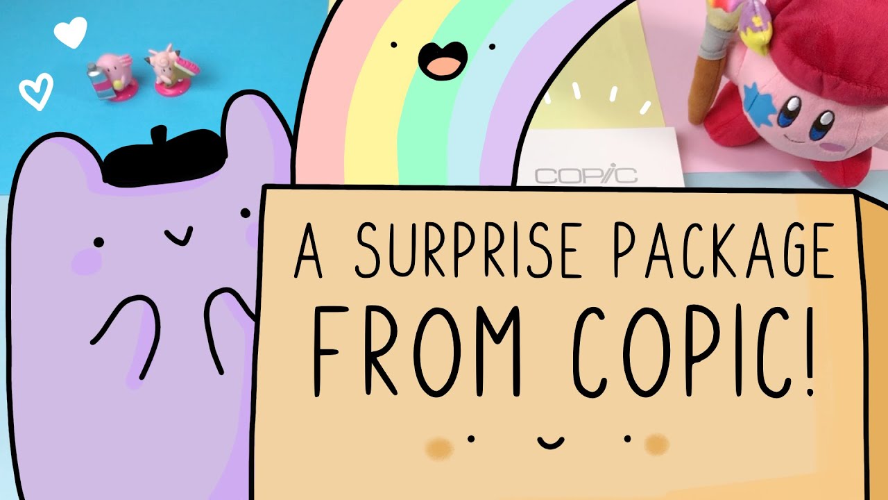Unboxing! A Surprise from COPIC! + Draw with me! ~ KiraKiraDoodles