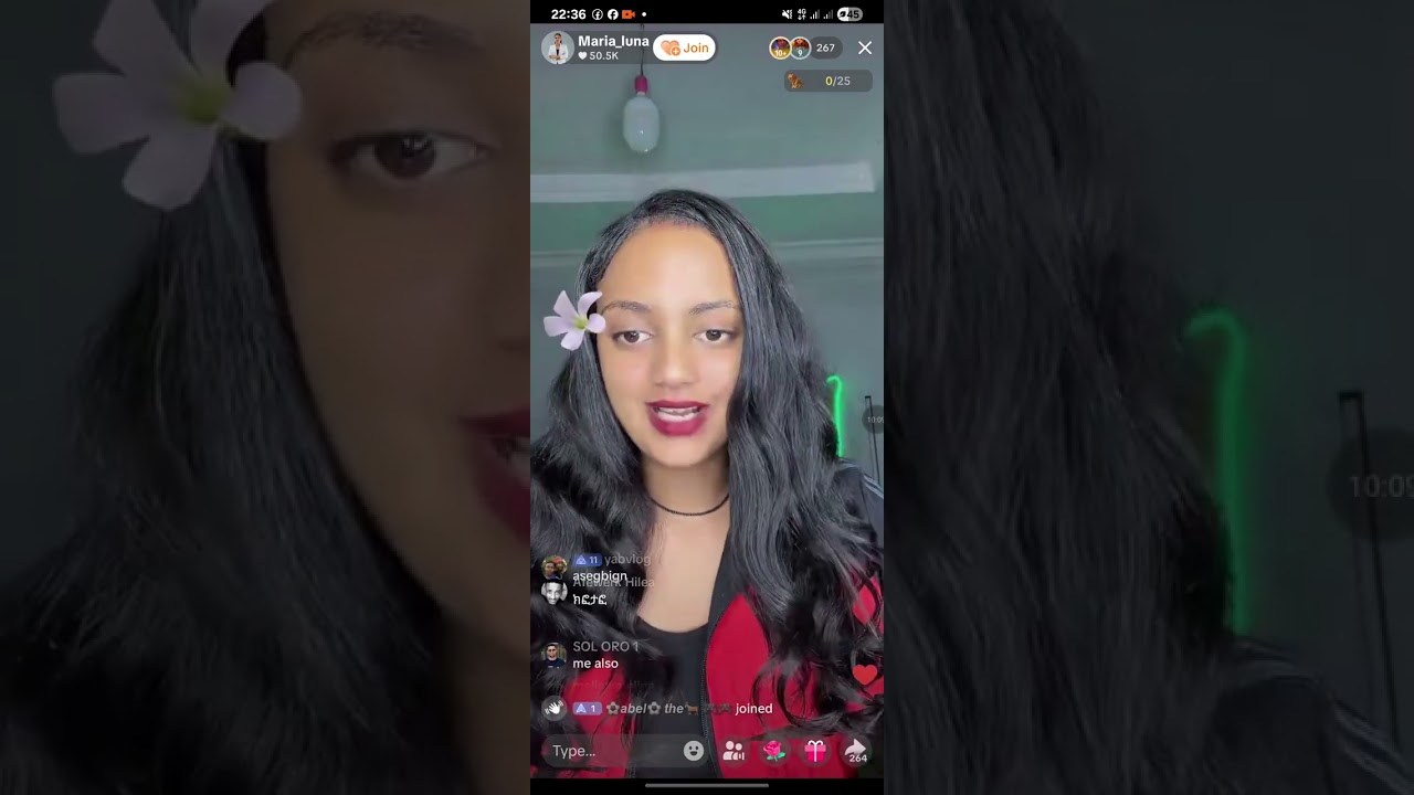 አዲሧ የtiktok ንግስት ማሪያ ሉና
